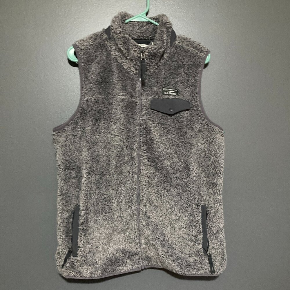 L.L. Bean Gray Fleece Vest